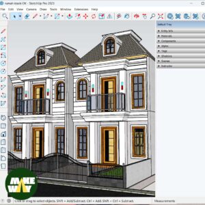 Read more about the article Mengapa SketchUp Jadi Andalan untuk Visualisasi Bangunan? Banyak Software Serupa, Bahkan AI Makin Marak.